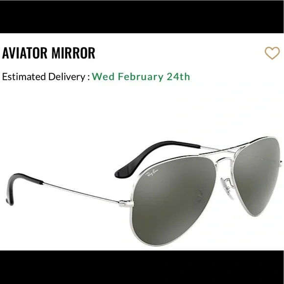 Ray Ban Aviator Mirror sunglasses 100% authentic - Picture 9 of 14